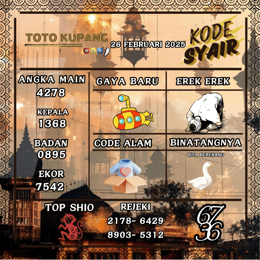 Kode Syair Kupang Pools - Februari Pools
